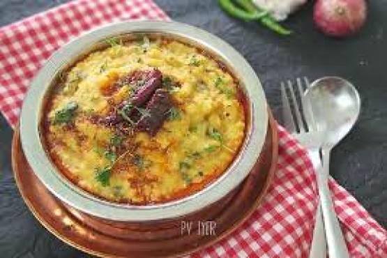 Dal khichdi (tadka)