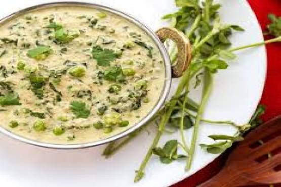 Malai methi mutter