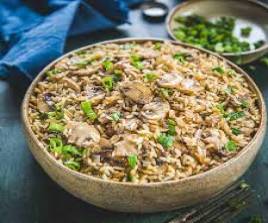 Mushroom fried rice 