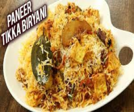 panner tikka biryani (half kg) 