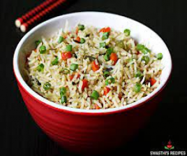 VEG FRIED RICE HALF 