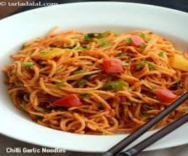 Veg chilli garlic noodles