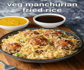 Manchurian fried  rice 